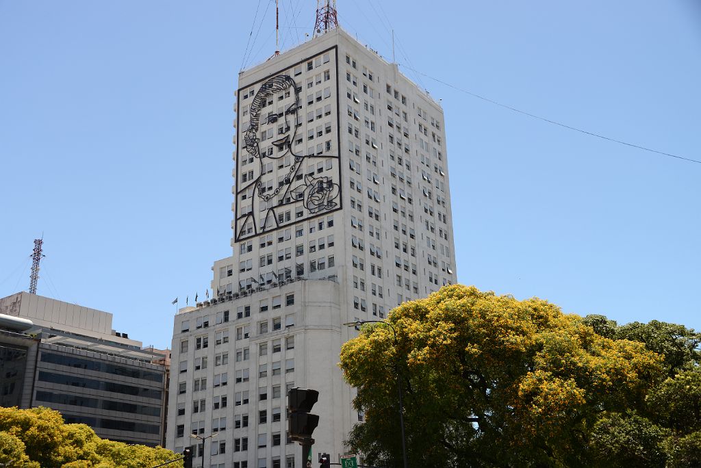 18 Portrait Of Eva Peron On Ministry of Social Development Building Avenida 9 de Julio Avenue Buenos Aires